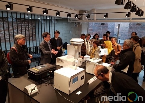 인도네시아 공무원, 건국대 환경기술개발 견학