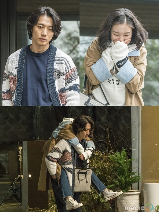 세상에서 제일 예쁜 내 딸, 기태영, 김하경 어부바 현장 포착... '설렘 모멘트' 시작?!